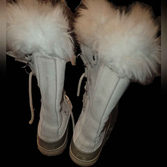 Sorel Joan of artic suede winter waterproof Snow Winter Boots Women 8.5 Girls 7 - Picture 6 of 8
